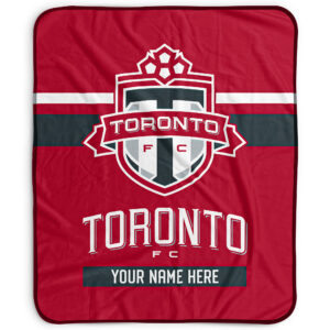 Pegasus Toronto FC 50" x 60" Stripes Personalized Fleece Blanket