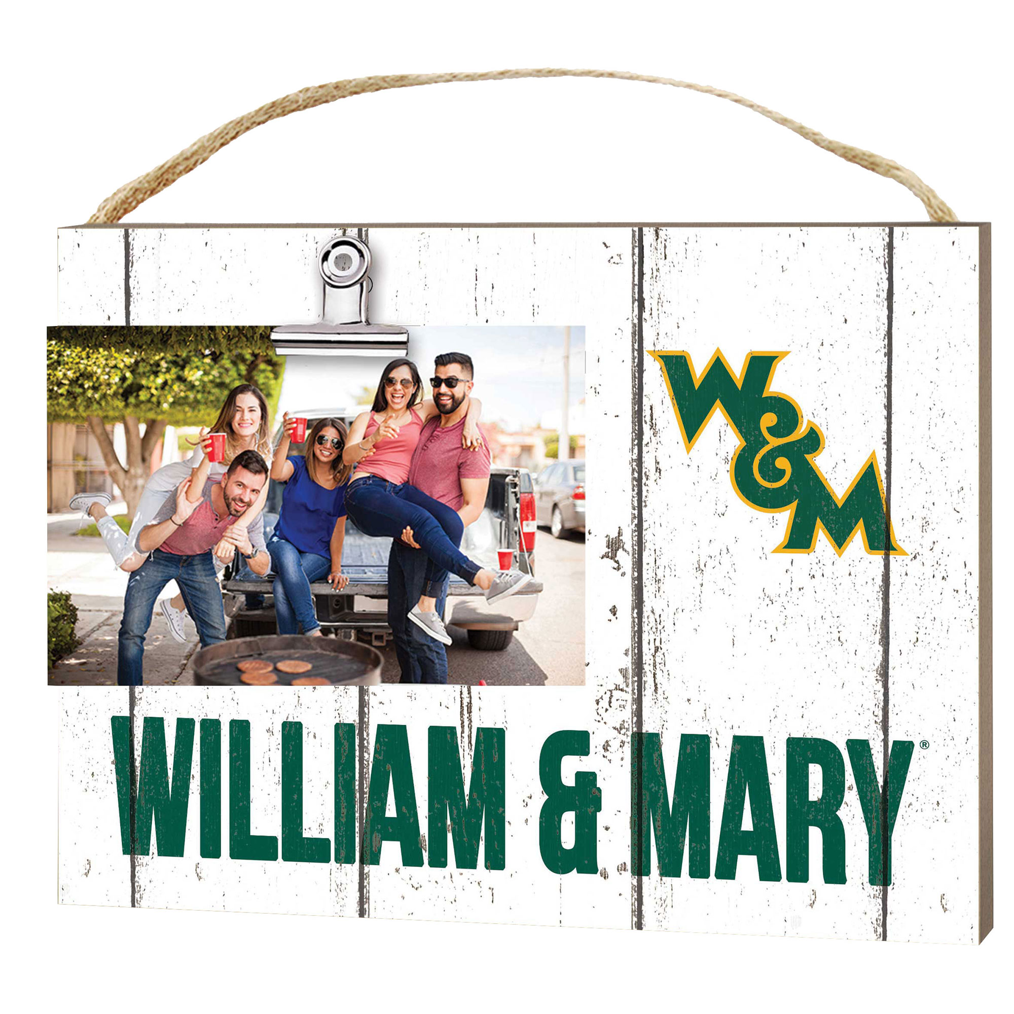 William & Mary Tribe 8" x 10" Weathered Clip It Frame - Image 7