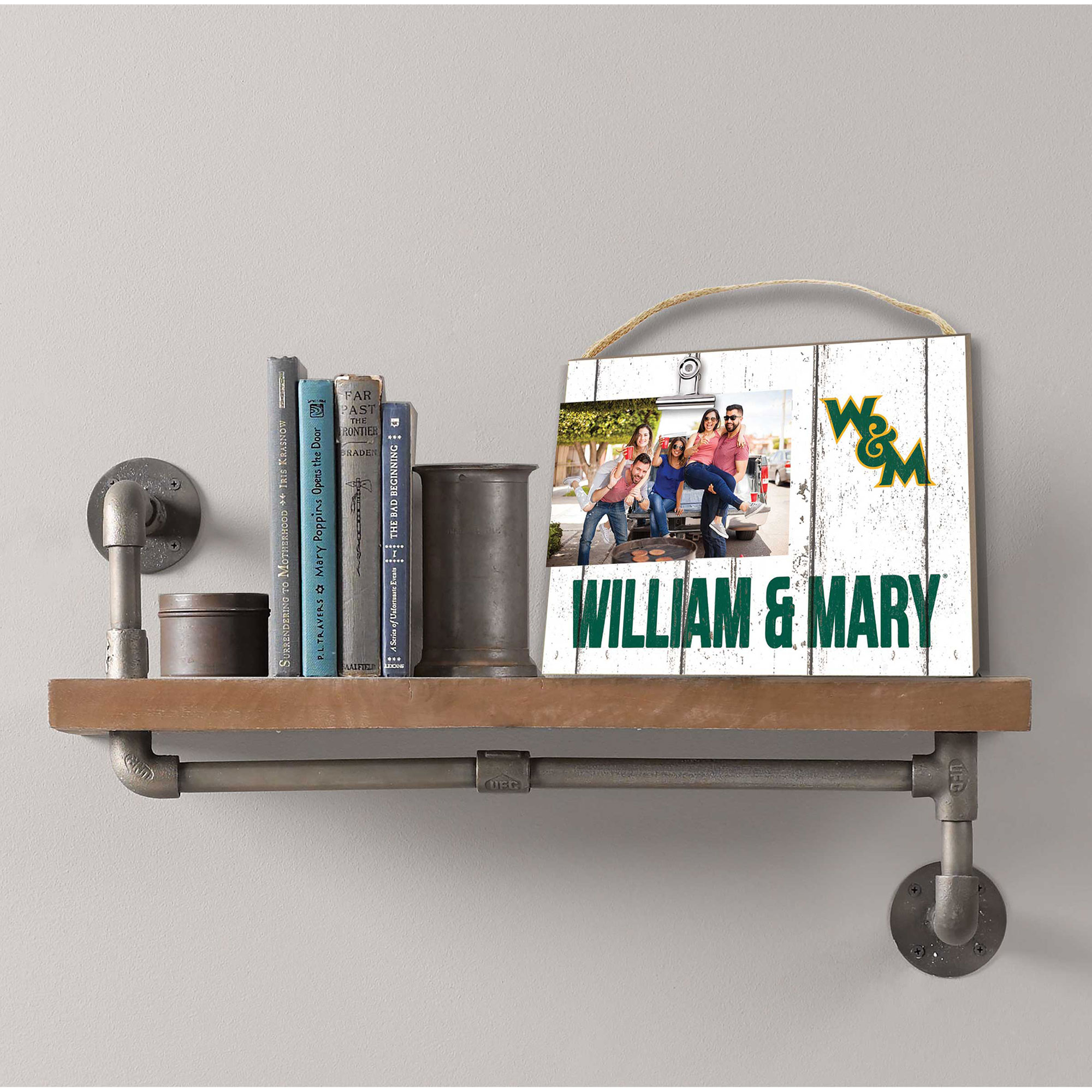 William & Mary Tribe 8" x 10" Weathered Clip It Frame - Image 8