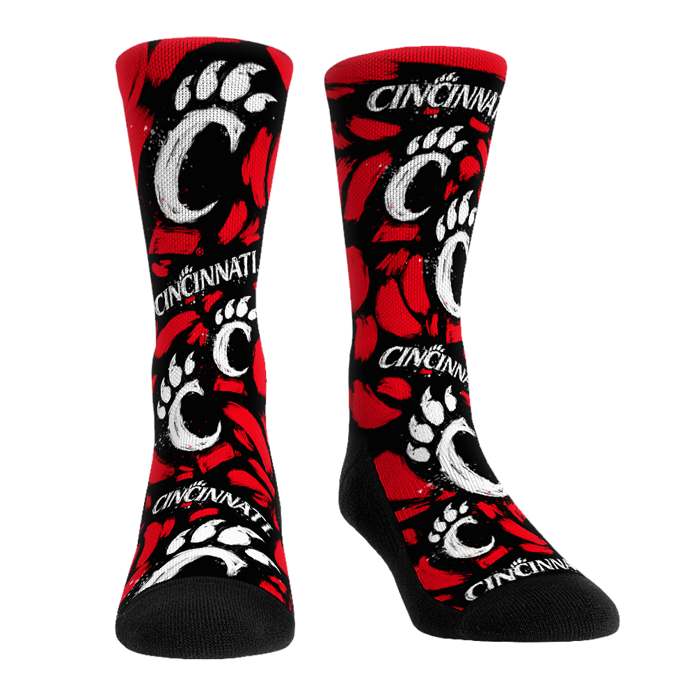 Unisex Rock Em Socks Cincinnati Bearcats Fan Favorite Three-Pack Crew Sock Set - Image 8
