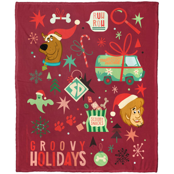 The Northwest Group Scooby-Doo 50" x 60" Holiday Silk Touch Throw Blanket