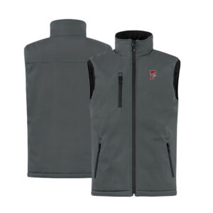 Men's Cutter & Buck  Steel Fresno Grizzlies  Clique Equinox Insulated Softshell Vest