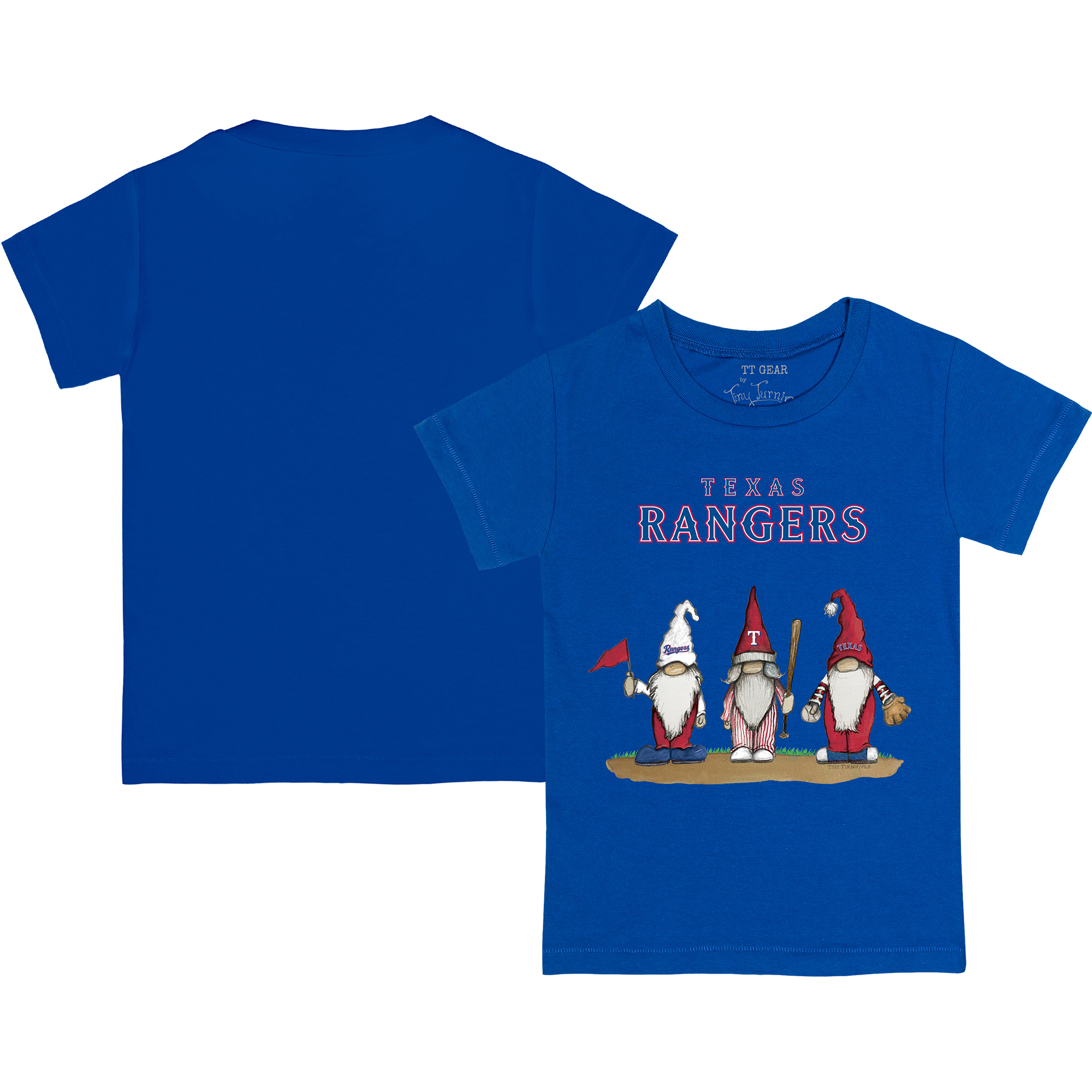 Infant Tiny Turnip Royal Texas Rangers Gnomes T-Shirt