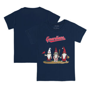 Youth Tiny Turnip Navy Cleveland Guardians Gnomes T-Shirt