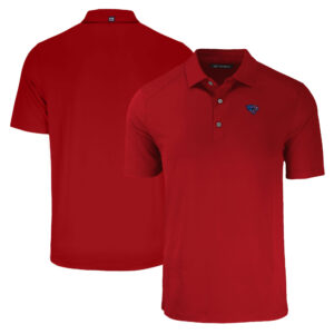 Men's Cutter & Buck Red Jacksonville Jaguars Big & Tall Americana Forge Eco Stretch Recycled Polo