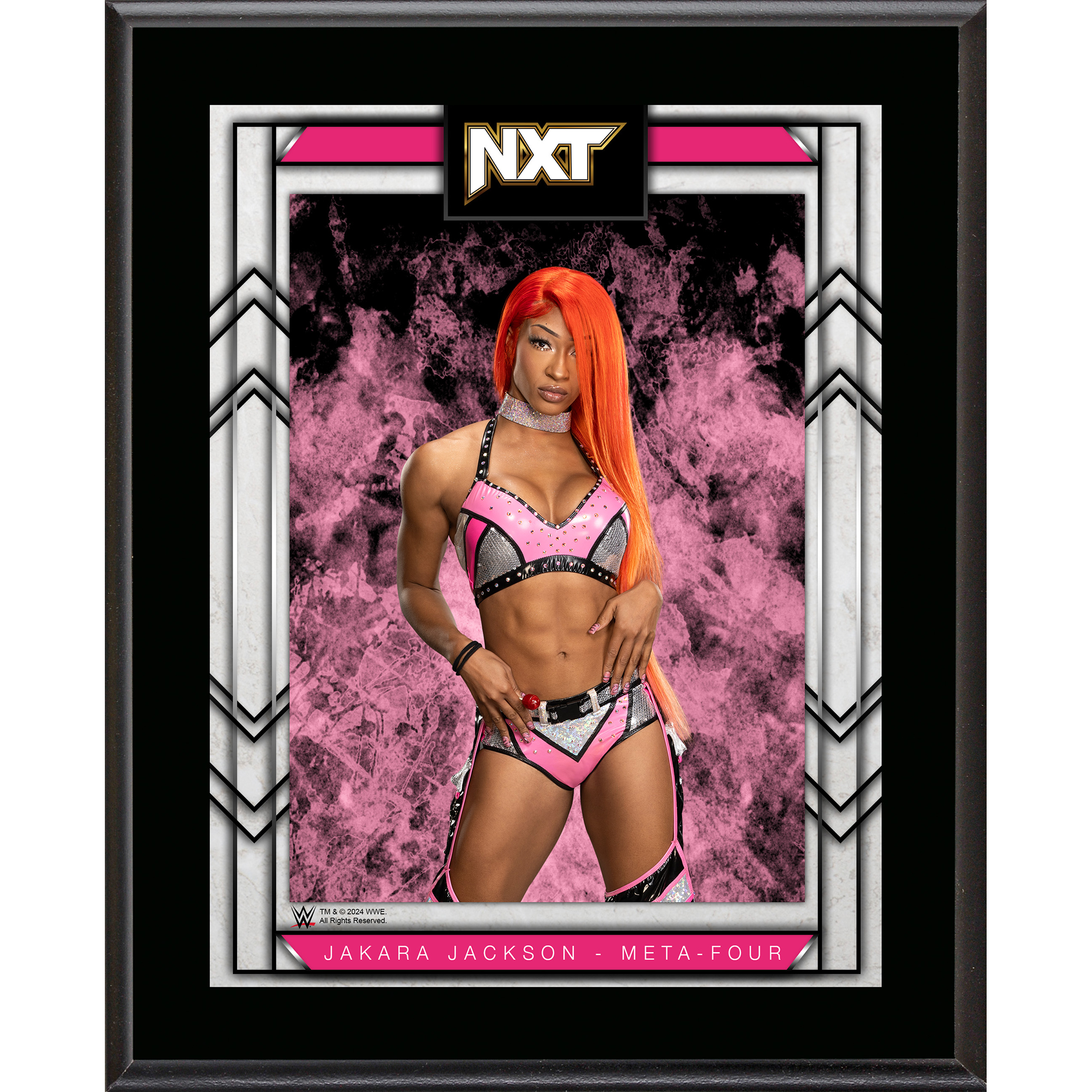Jakara Jackson WWE NXT 10.5" x 13" Sublimated Plaque