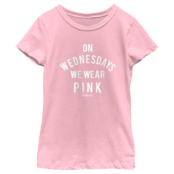 Girls Youth Mad Engine Pink Mean Girls The Plastics Graphic T-Shirt