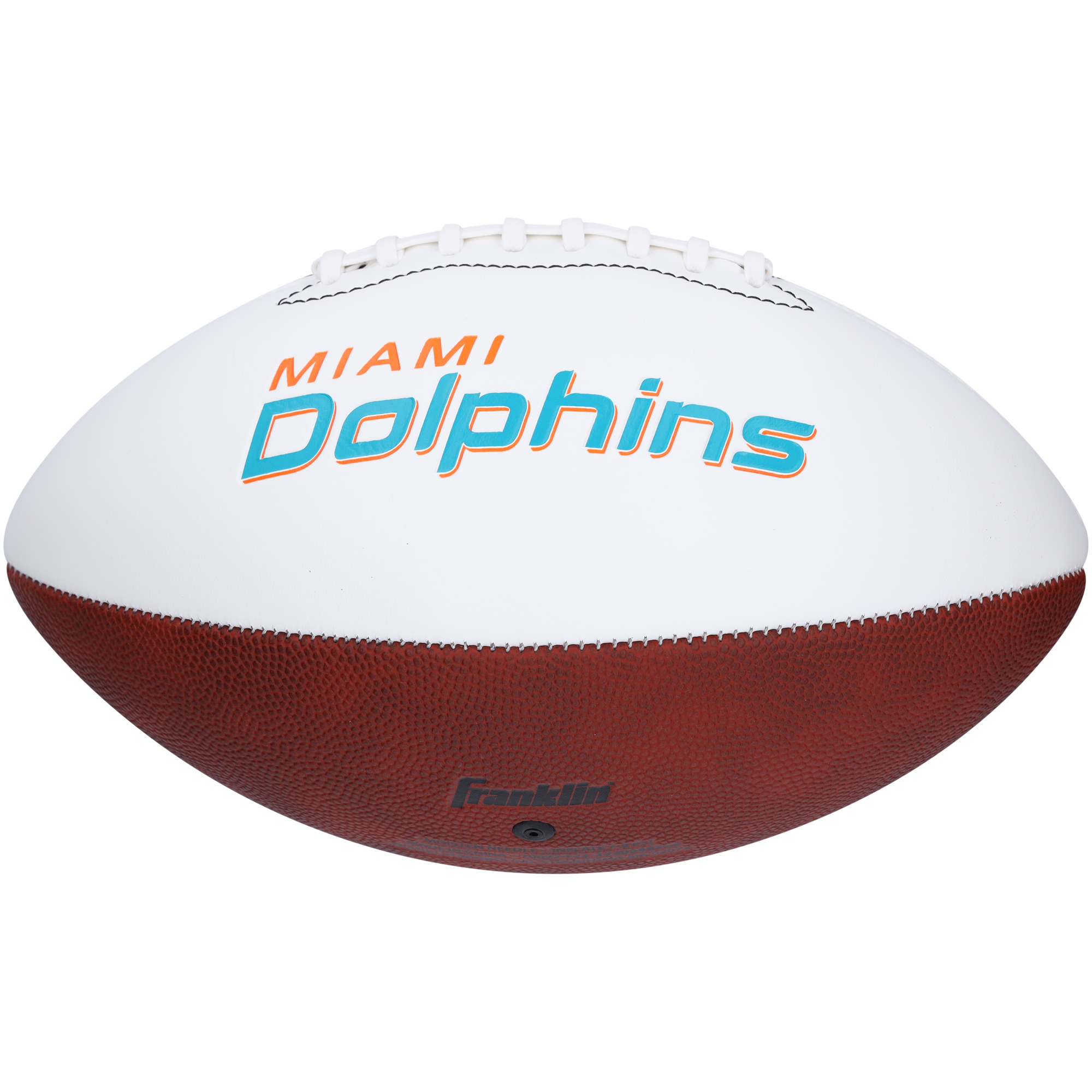 Jaylen Waddle Miami Dolphins Autographed Franklin White Panel Football - Image 4