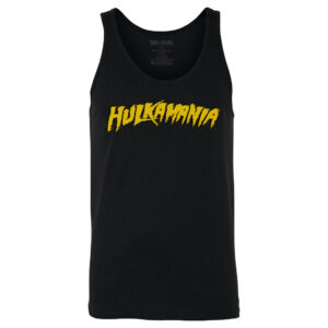Men's 500 Level Black Hulk Hogan Hulkamania Logo Tank Top