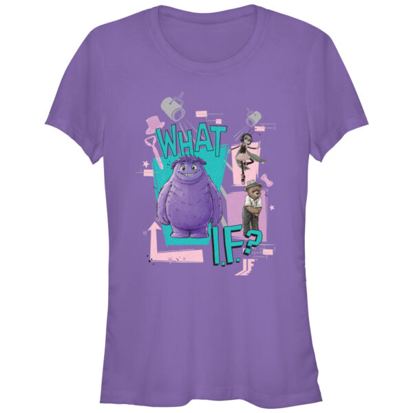 Women's Mad Engine  Purple IF What If Graphic T-Shirt
