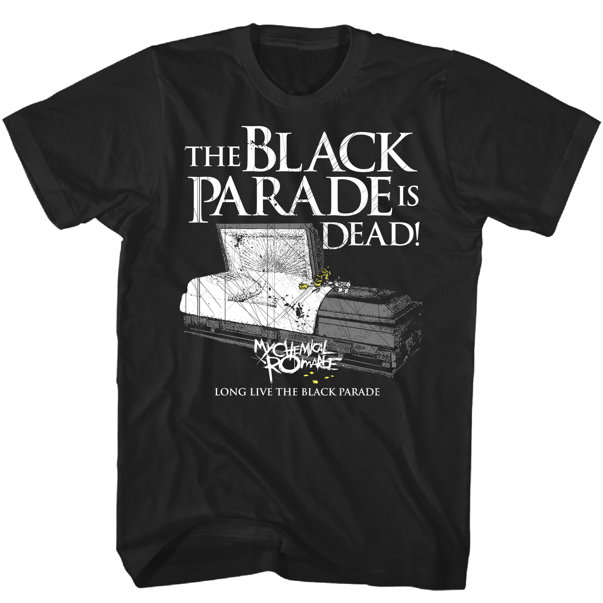 Men's Franchise Club Black My Chemical Romance The Black Parade Is Dead T-Shirt - Image 3