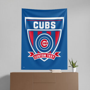 The Northwest Group  Chicago Cubs 71" x 74" Personalized Allegiance Wall Hanging
