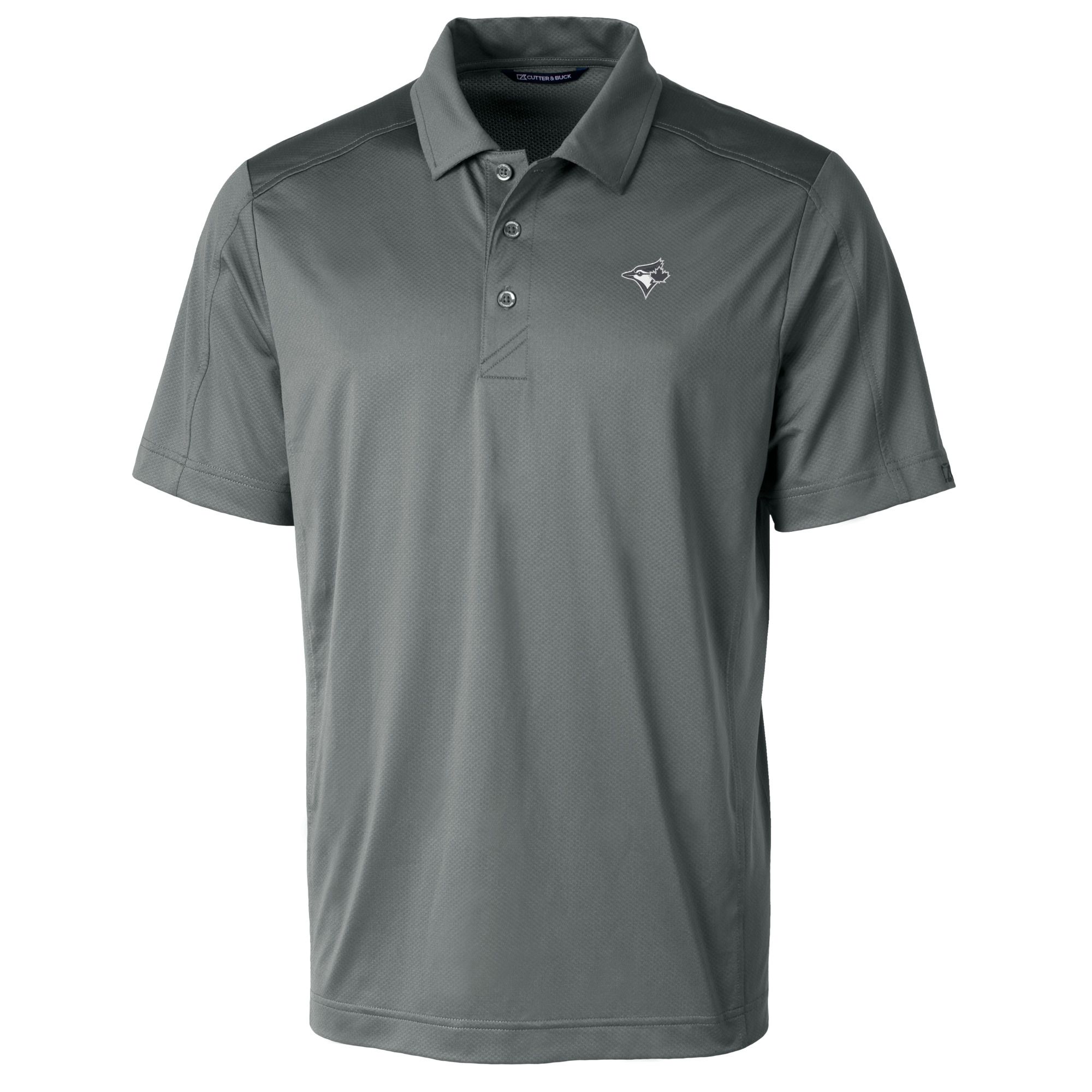 Men's Cutter & Buck Gray Toronto Blue Jays Prospect Eco DryTec Polo - Image 9