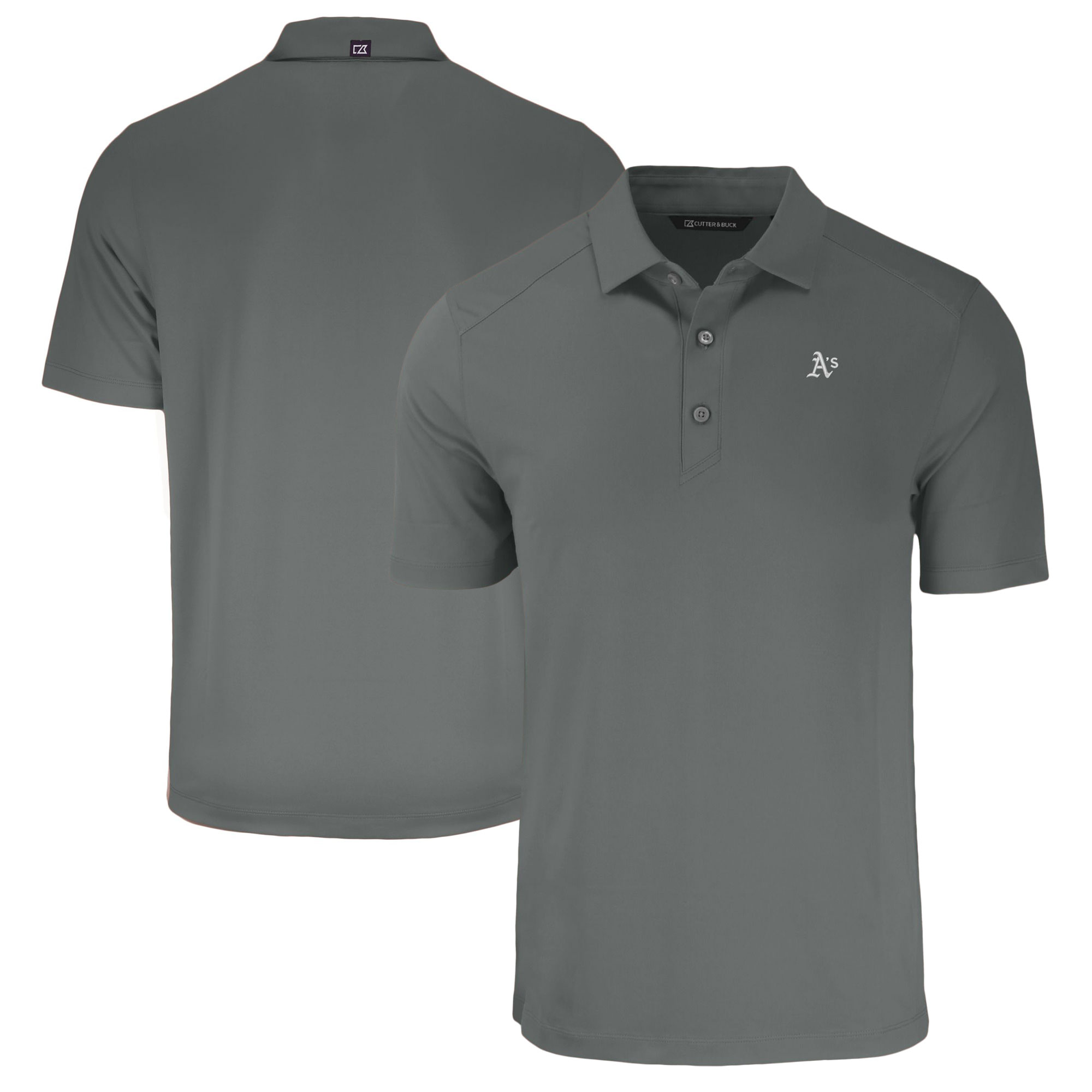 Men's Cutter & Buck Gray Athletics Big & Tall Forge Eco Stretch Recycled Polo