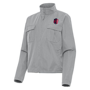 Men's Cutter & Buck Gray North Carolina Tar Heels Big & Tall Adapt Eco Knit Stretch Recycled Raglan Quarter-Zip DryTec Top