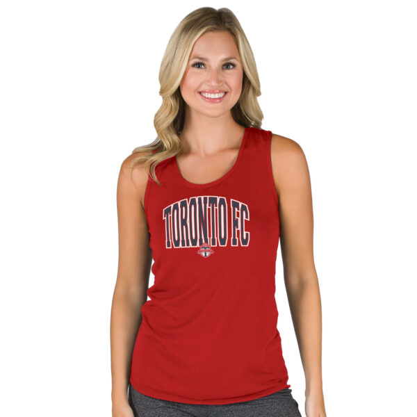 Women's Concepts Sport Red Toronto FC Marathon Racerback Scoop Neck Tank Top