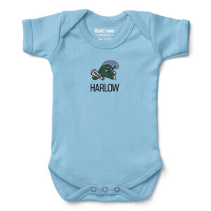 Newborn & Infant Chad & Jake  Blue Tulane Green Wave Personalized Team Logo Bodysuit