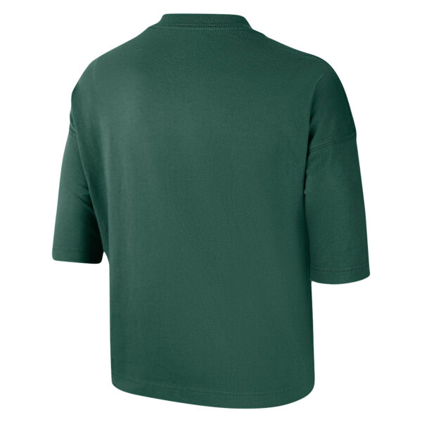 Women's Nike Hunter Green WNBA Logowoman Team 13 Cropped Boxy T-Shirt - Image 4
