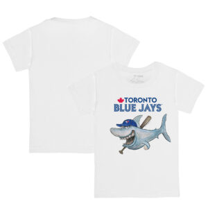 Infant Tiny Turnip White Toronto Blue Jays Shark Team T-Shirt