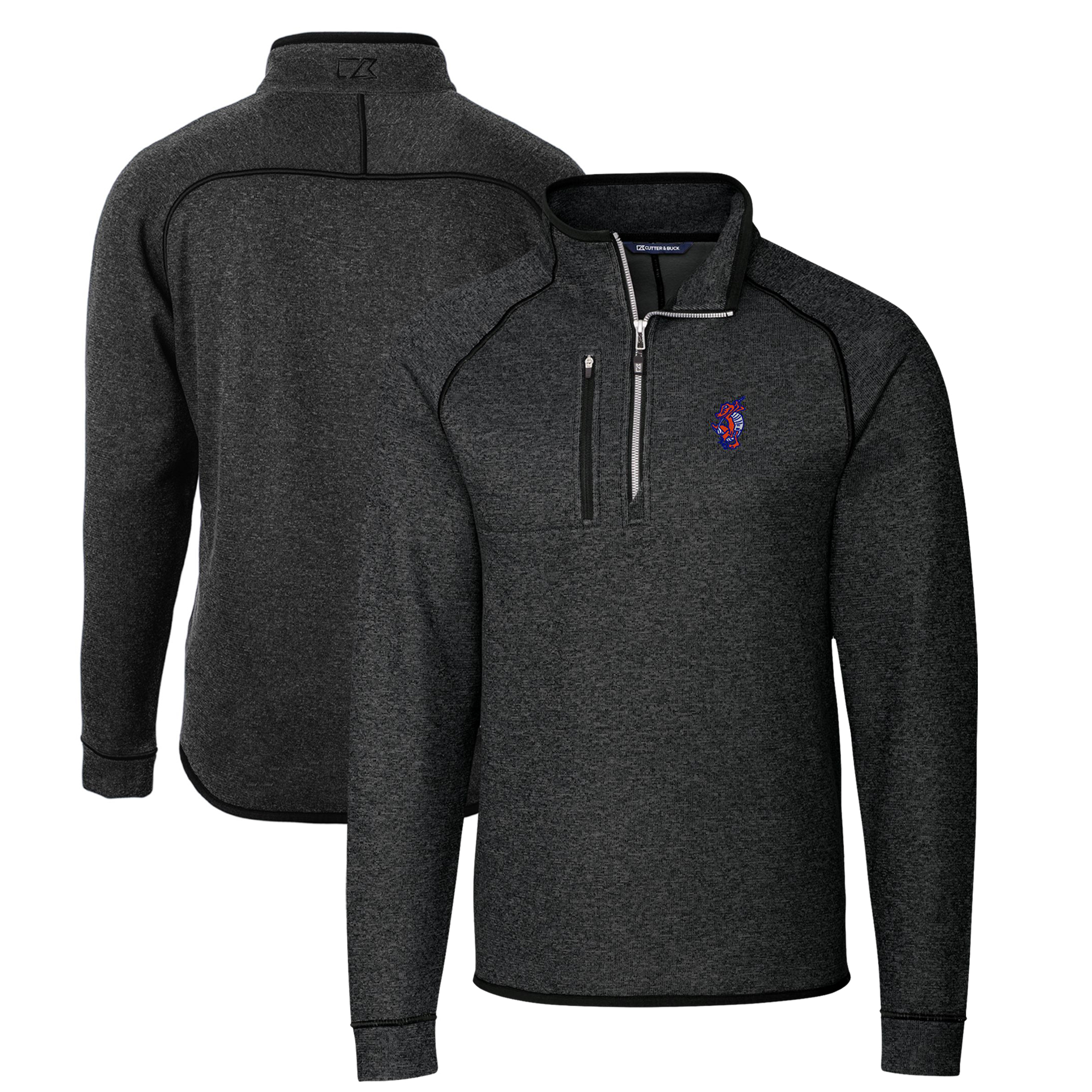 Women's Cutter & Buck Royal Los Angeles Dodgers Adapt Eco Knit Full-Zip Jacket - Image 2