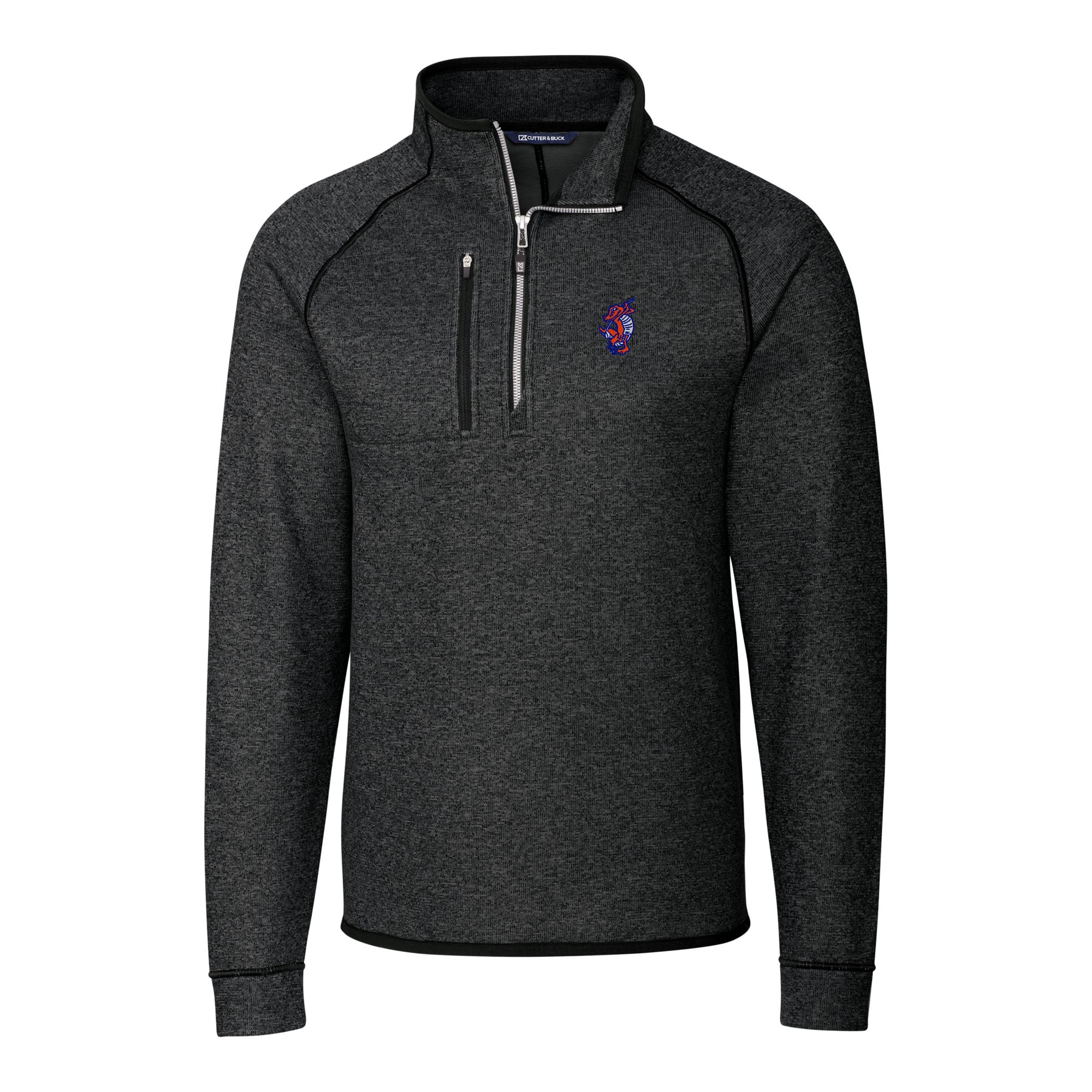 Women's Cutter & Buck Royal Los Angeles Dodgers Adapt Eco Knit Full-Zip Jacket - Image 3