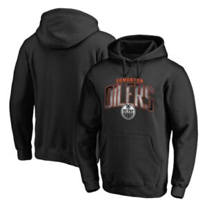 Men's Black Edmonton Oilers Arch Smoke Pullover Hoodie