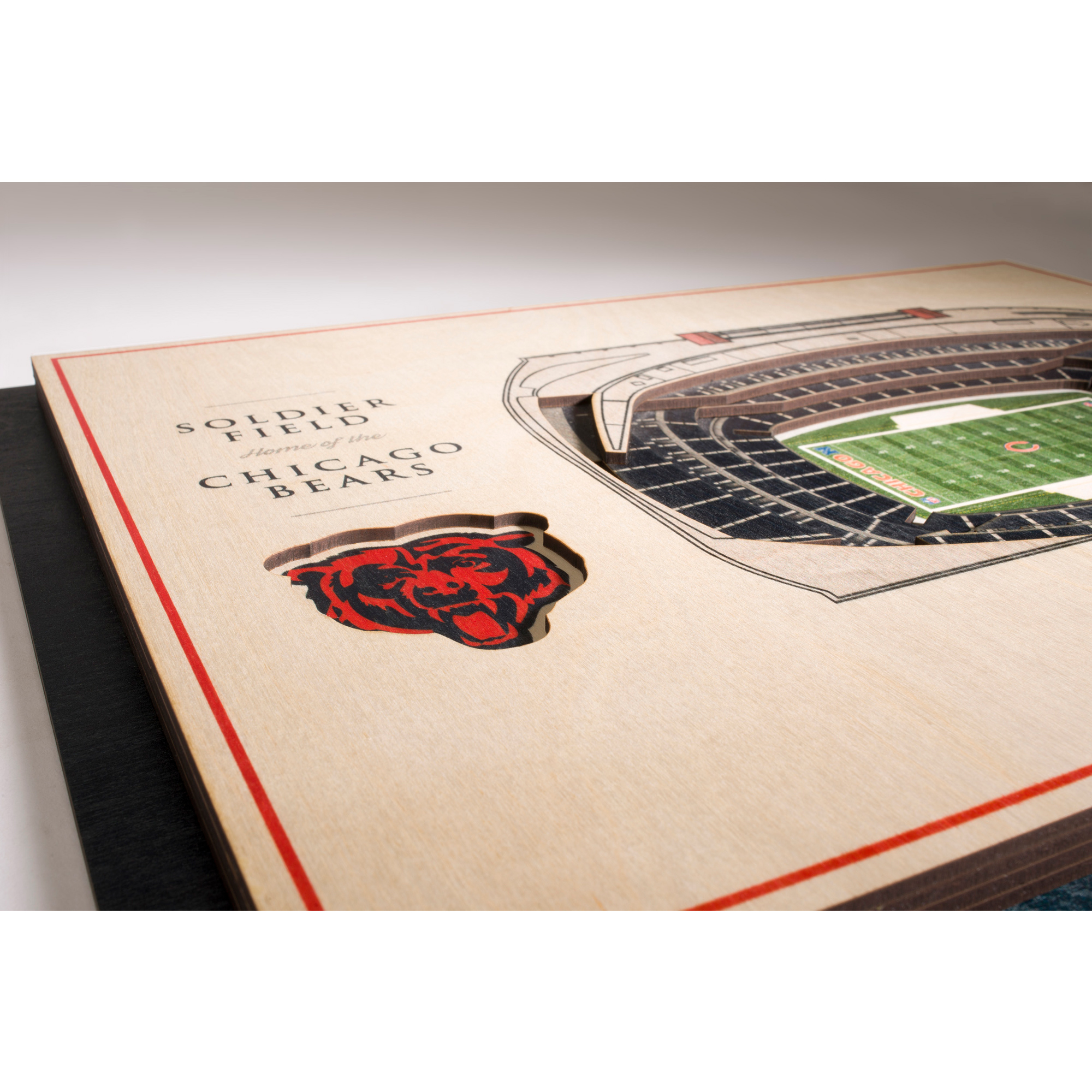Chicago Bears 17'' x 13'' 5-Layer StadiumViews 3D Wall Art - Image 5