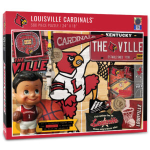 Louisville Cardinals 500-Piece Retro Series Puzzle