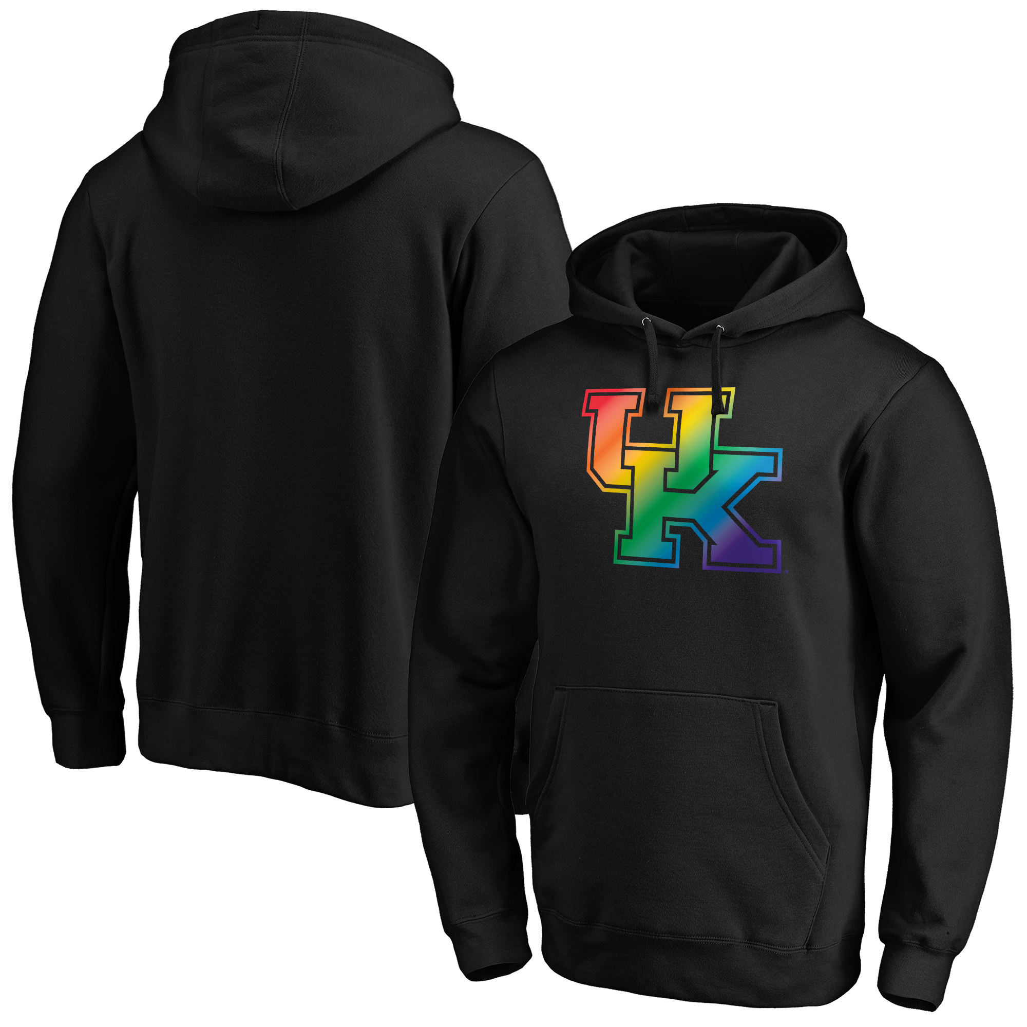Men's Black Kentucky Wildcats Team Pride Logo Pullover Hoodie