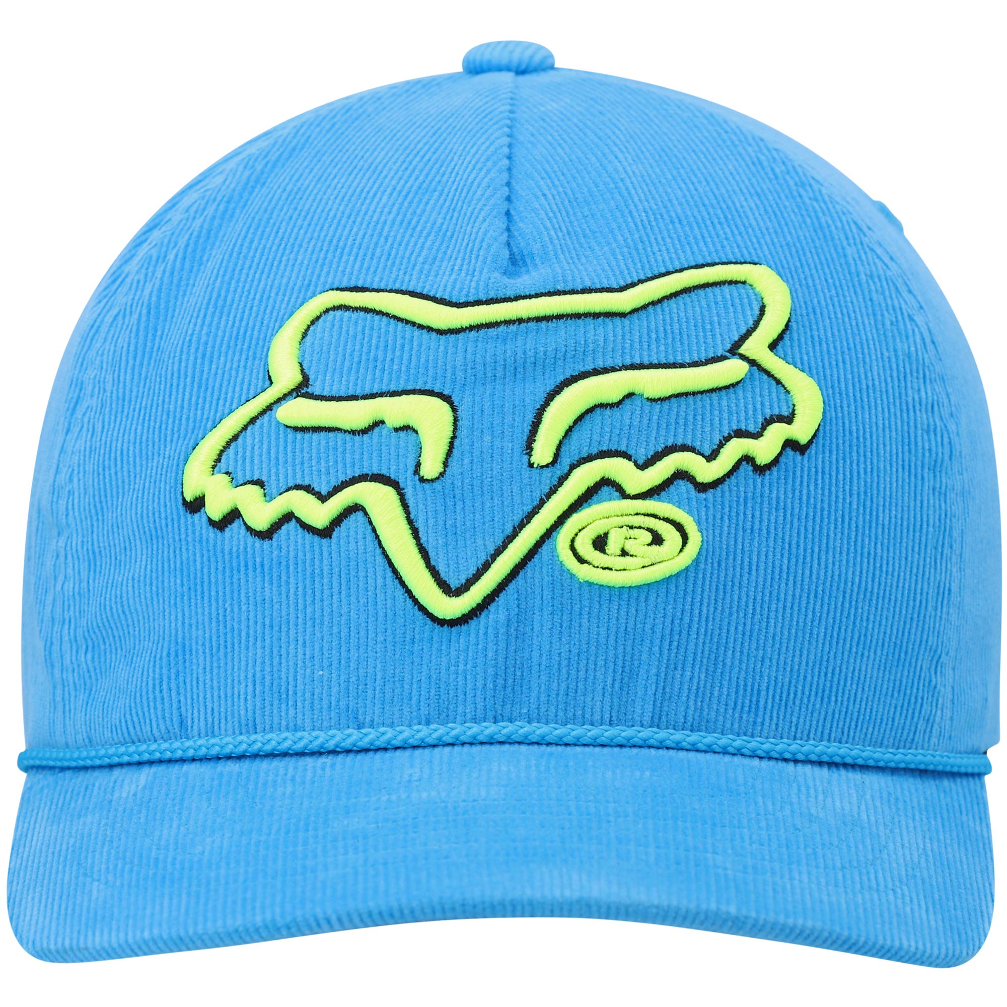 Men's Blue Fox Racing Brushed Snapback Hat - Image 3