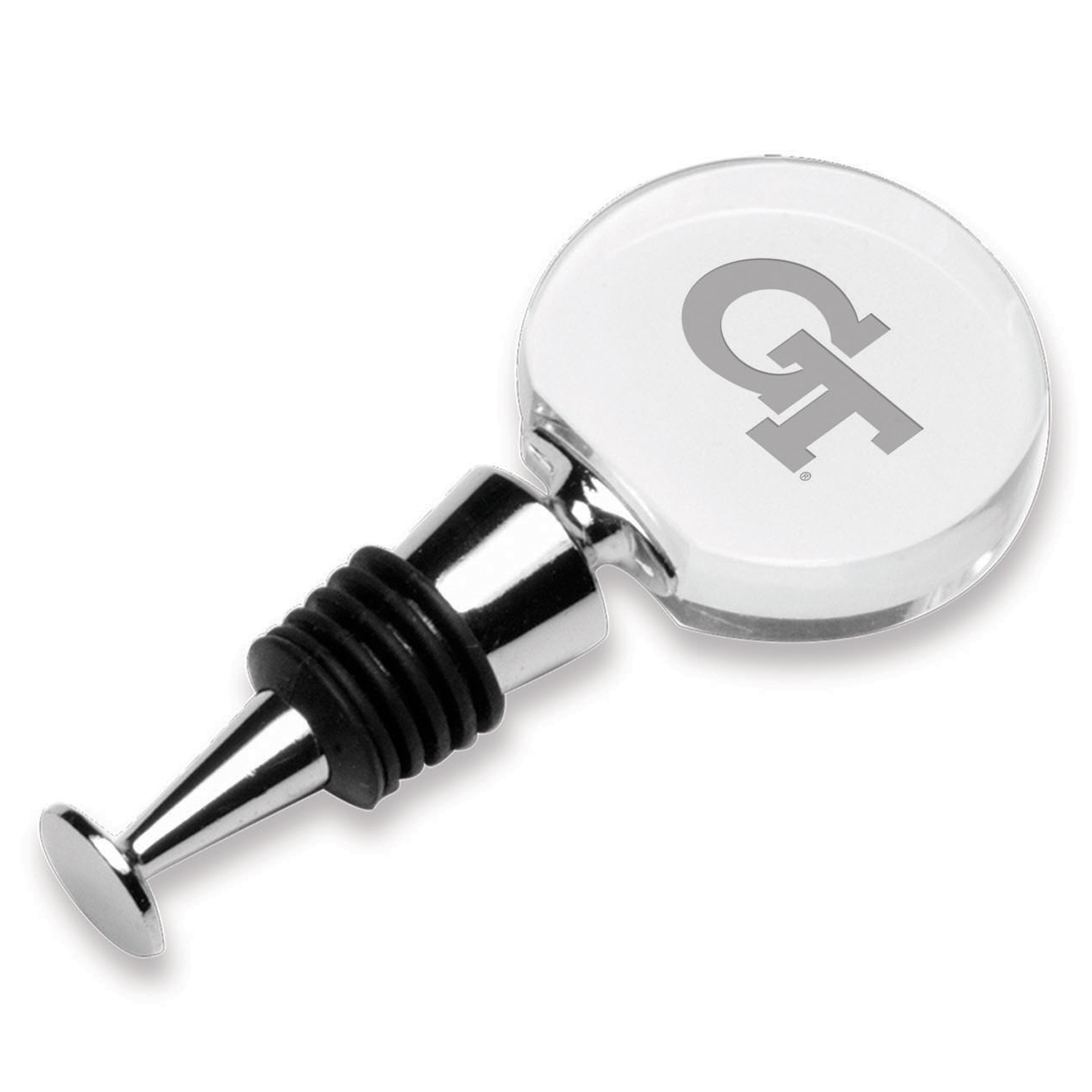 Georgia Tech Yellow Jackets Team Round Wine Stopper