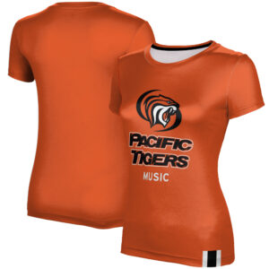 Women's Orange Pacific Tigers Music T-Shirt
