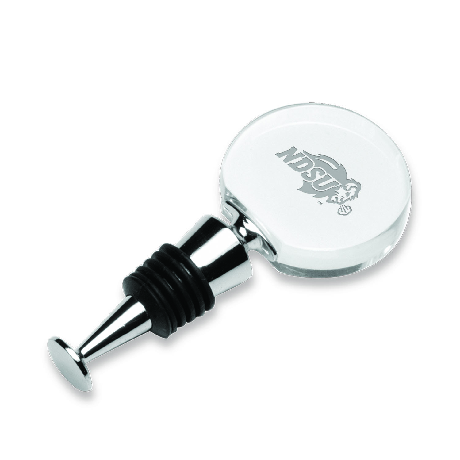 NDSU Bison Round Wine Stopper
