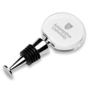 Assumption Greyhounds Round Wine Stopper