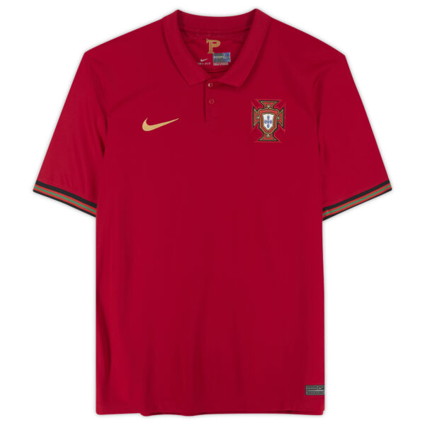 Bruno Fernandes Portugal National Team Autographed 2020-21 Home Jersey - Image 8