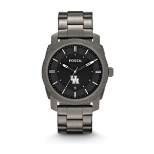 Fossil Houston Cougars Machine Smoke Stainless Steel Watch