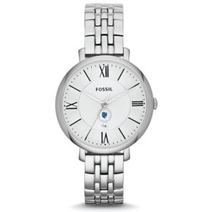 Women's Fossil Silver Macalester Scots Jacqueline Stainless Steel Watch