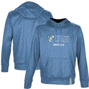 Men's ProSphere Blue Notre Dame of Maryland Gators Brother Name Drop Pullover Hoodie