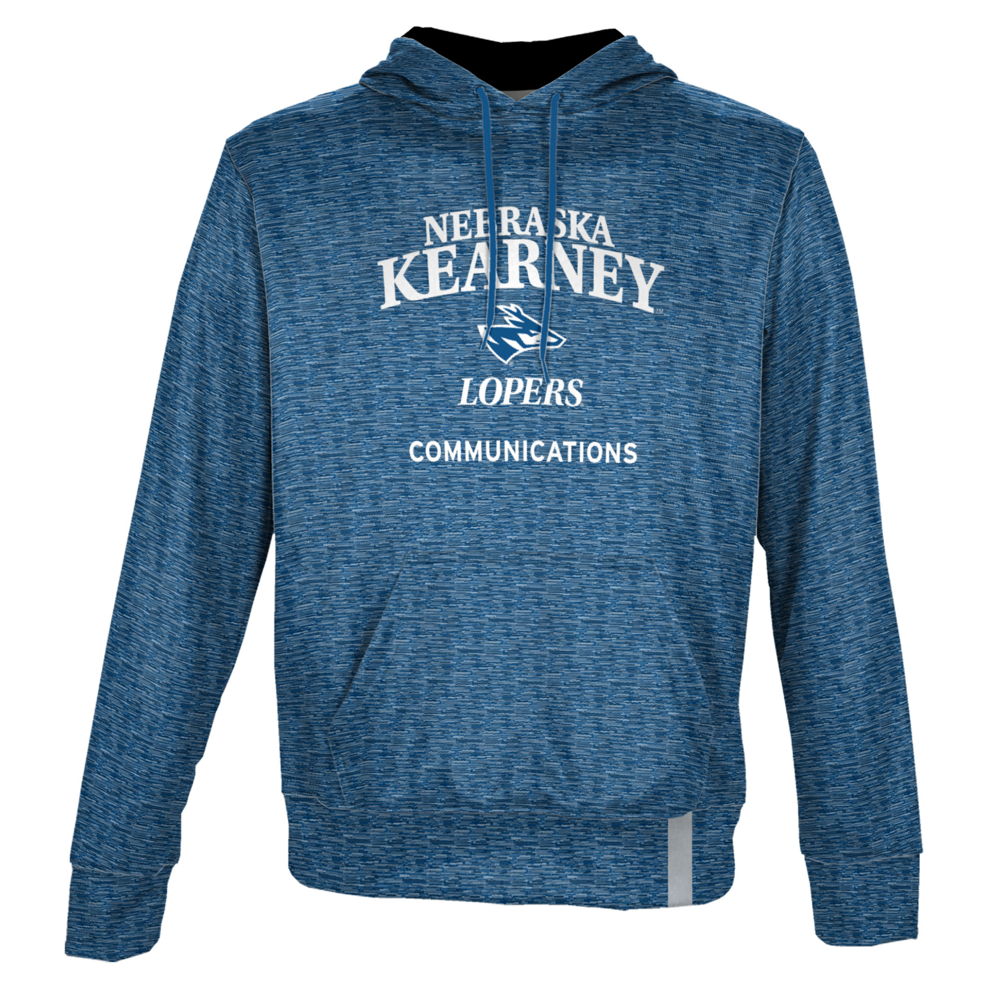 Men's Champion Gray Navy Midshipmen Athletics Logo Stack Pullover Sweatshirt - Image 3