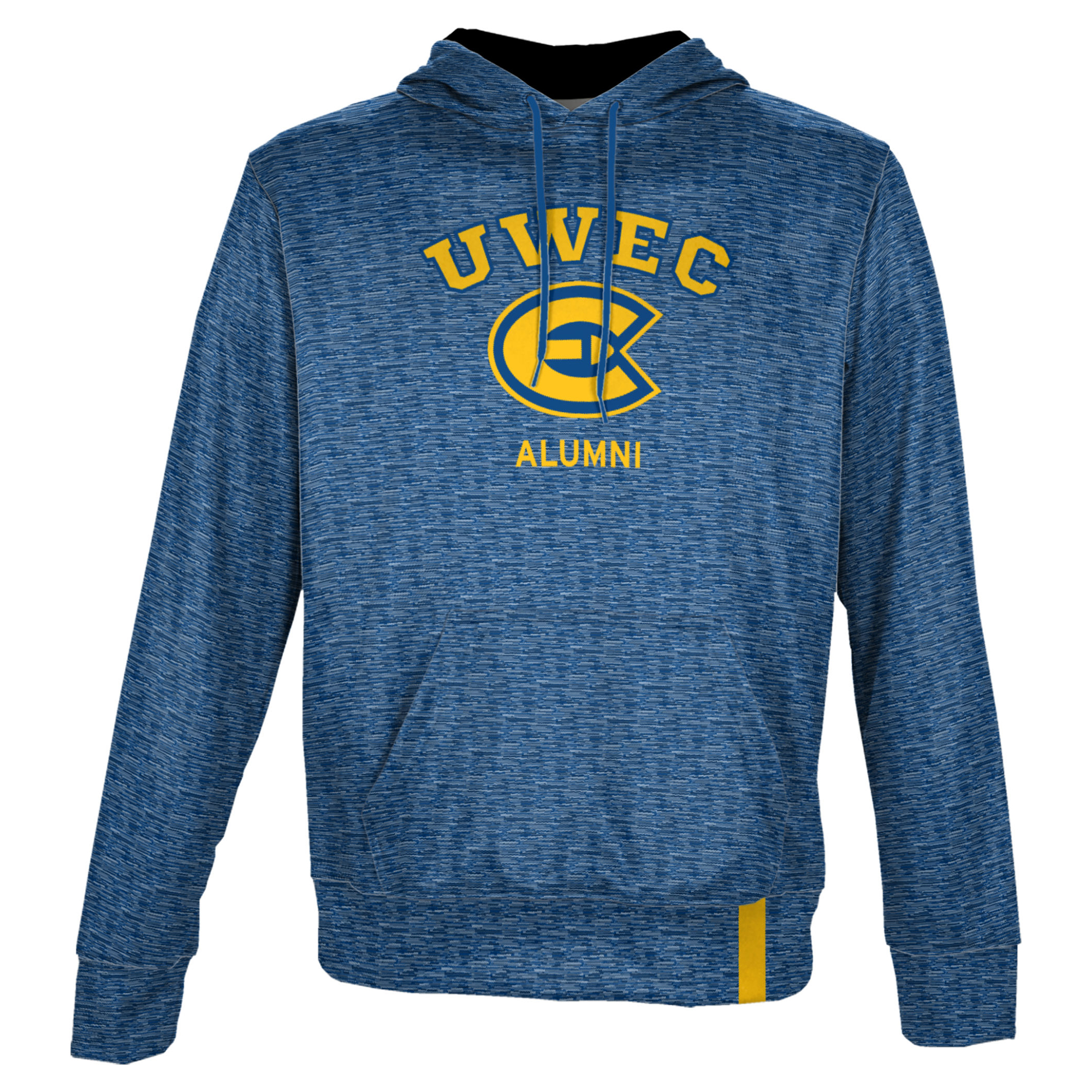 Men's ProSphere Navy Wisconsin Eau Claire Blugolds Alumni Name Drop Pullover Hoodie - Image 3