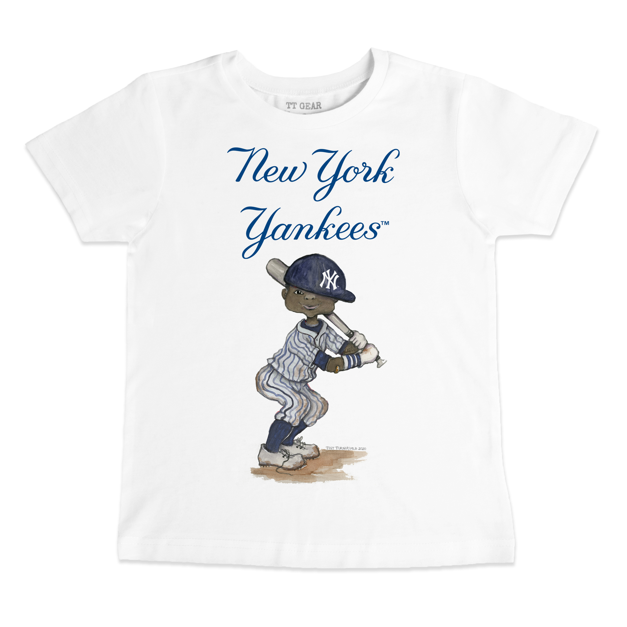 Infant Tiny Turnip White New York Yankees James T-Shirt
