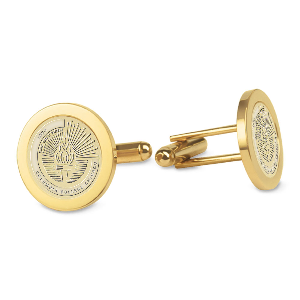 Gold Columbia Renegades Cufflinks