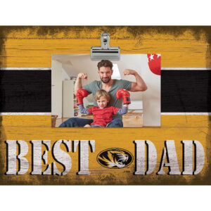 Missouri Tigers 10'' x 10'' Best Dad Clip Frame