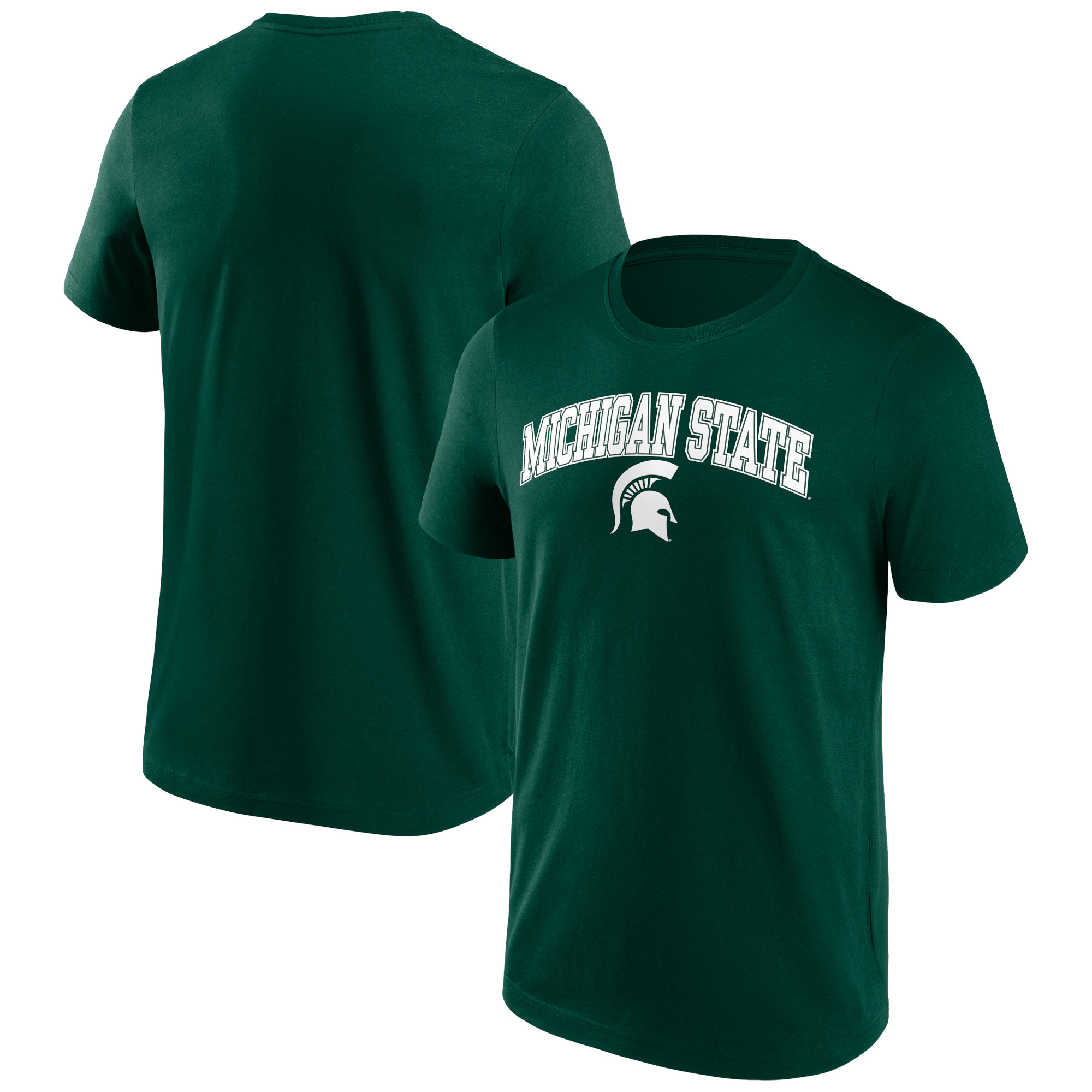 Men's Fanatics Green Michigan State Spartans Campus 2.0 T-Shirt - Image 5