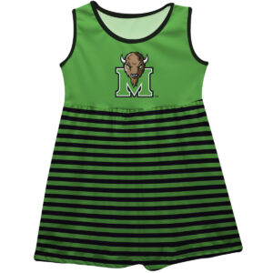 Girls Toddler Kelly Green Marshall Thundering Herd Tank Top Dress
