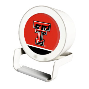 Texas Tech Red Raiders Night Light Wireless Charger And Bluetooth Speaker