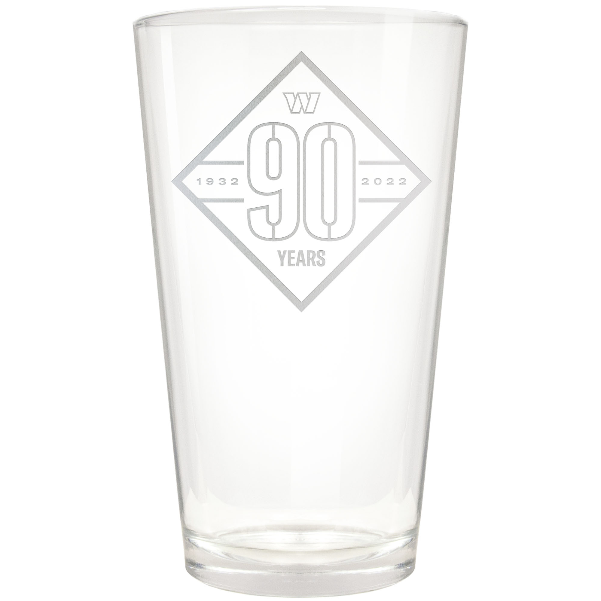 Washington Commanders 90th Anniversary 16oz. Pint Glass