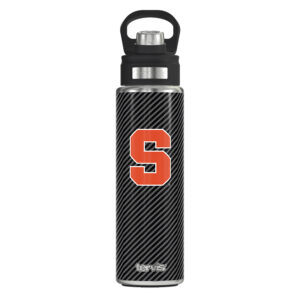 Tervis Syracuse Orange 24oz. Carbon Fiber Wide Mouth Bottle