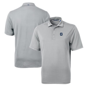 Men's Cutter & Buck Gray Georgetown Hoyas Team Big & Tall Virtue Eco Pique Recycled Polo