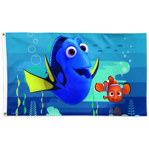 WinCraft Finding Nemo Dory & Nemo 3' x 5' Single-Sided Deluxe Flag